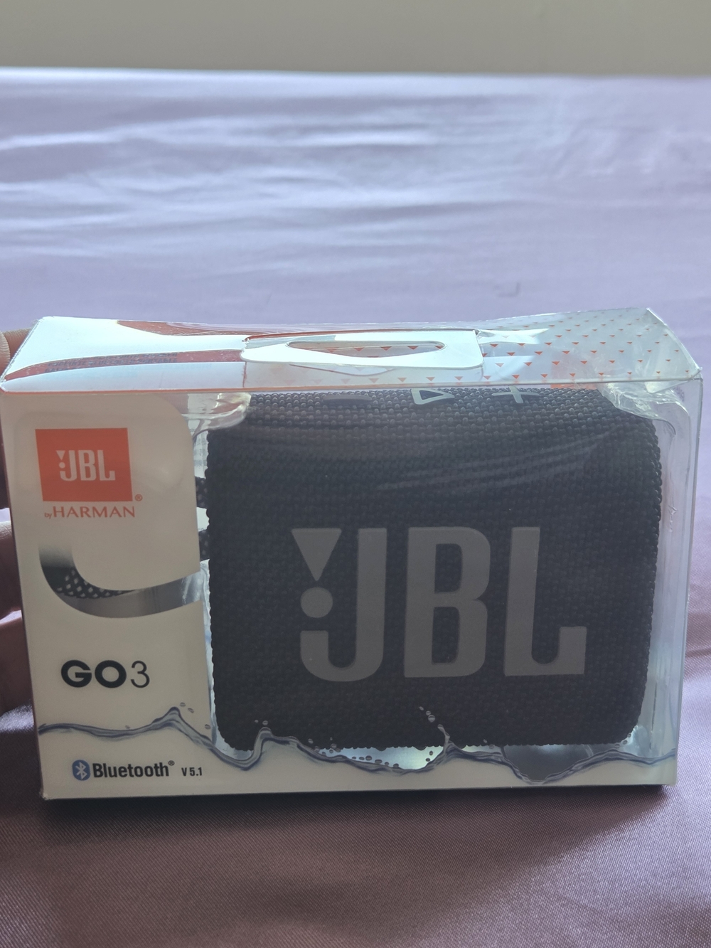 NWT JBL GO 3 Portable Bluetooth Speaker - Color Black